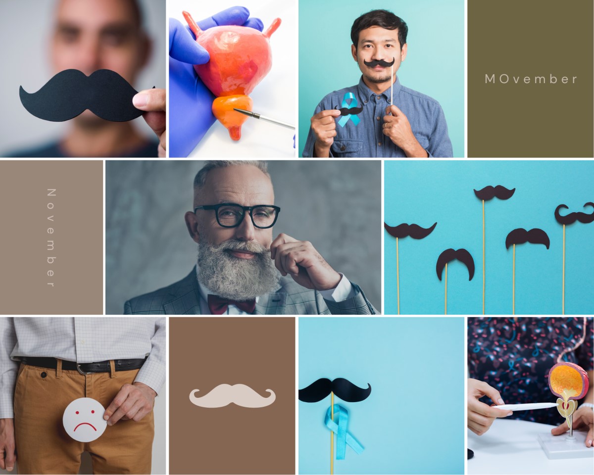 Movember - ноември, месец на осведомеността за мъжкото здраве и борбата с рака на простатата, тестисите, психичното здраве и самоубийствата.